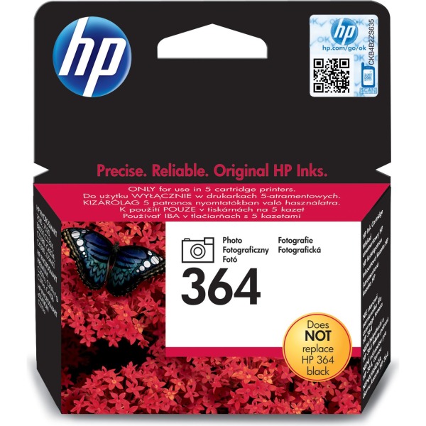 HP 364 Photo Original Ink Cartridge for HP Photosmart Premium All-in-One Printer