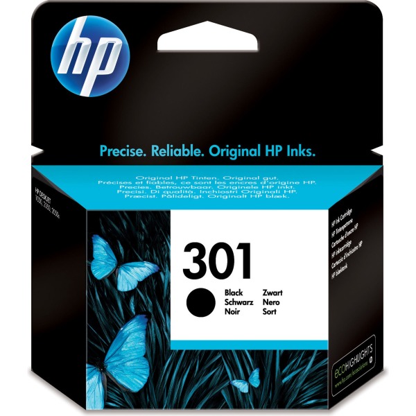 HP 301 black ink cartridge for HP Deskjet 2542 Printer