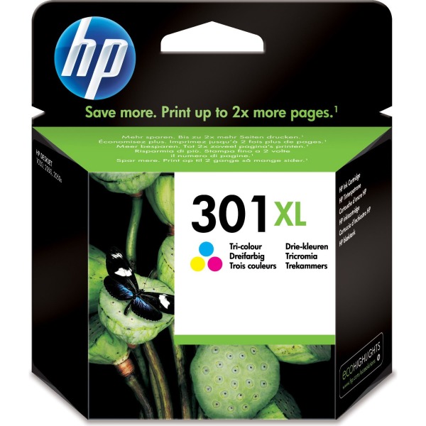 Original HP 301XL Colour ink cartridge for Deskjet 2548 All-in-One Printer CH564EE