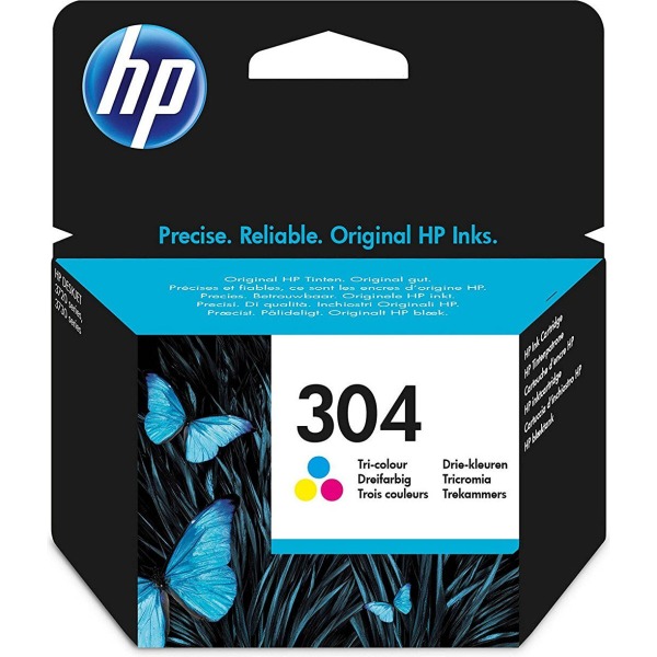 Original HP 304 Colour std ink for Deskjet 3730 printer 