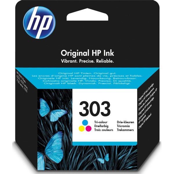 HP 303 Standard Capacity Colour Original Ink Cartridge for HP ENVY Photo 6232 All-In-One Printer