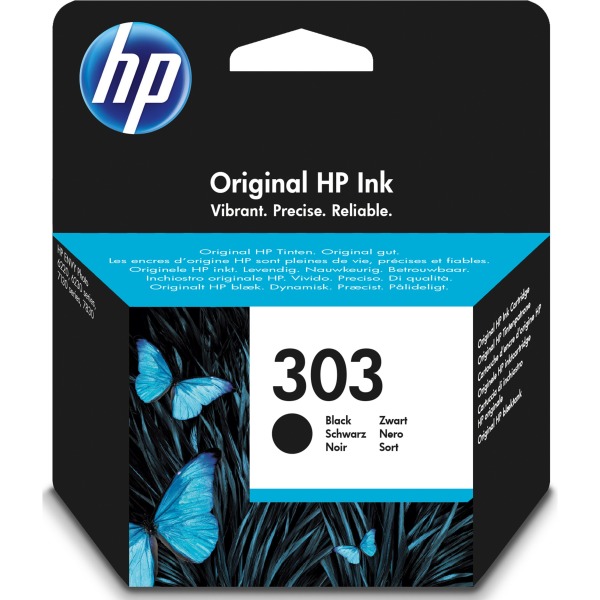 HP 303 Black Original Ink Cartridge for HP ENVY Photo 6234 All-In-One Printer