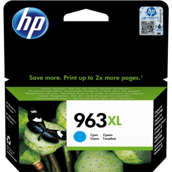 HP 963xl Cyan Original Ink Cartridge for HP OfficeJet Pro 9012 All-in-One Printer