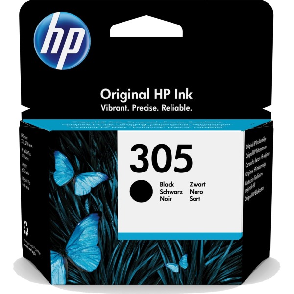 HP 305 Standard Capacity Black Ink Cartridge for HP Deskjet 2710 AIO