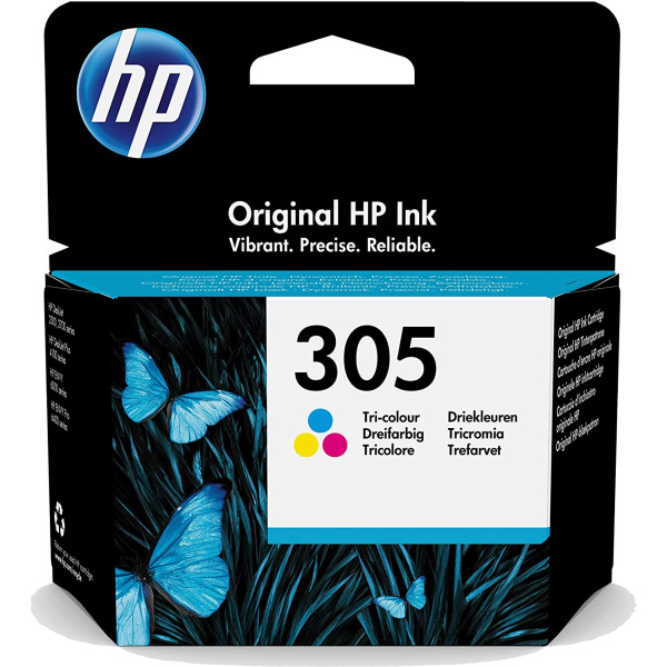HP 305 Standard Capacity Colour Original Ink Cartridge Page Yield 100 (P/N 3YM60AE)