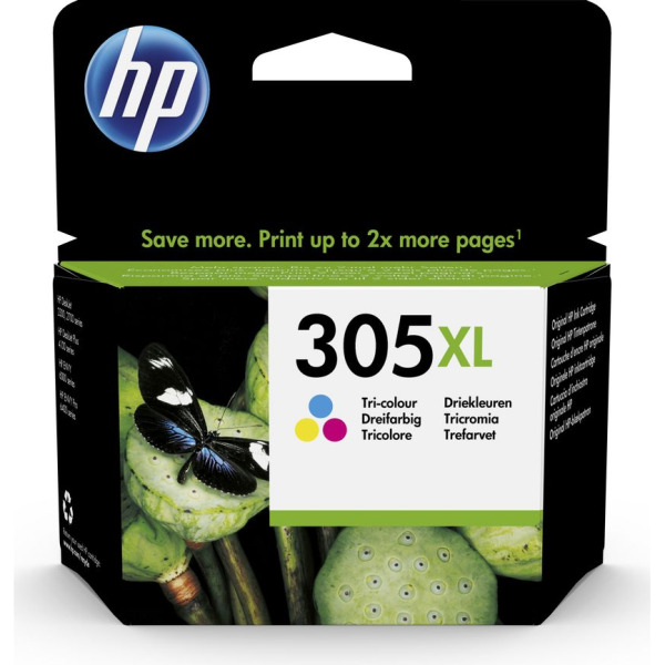 HP 305XL High Yield Colour Original Ink Cartridge for HP Envy Pro 6420 AIO Printer