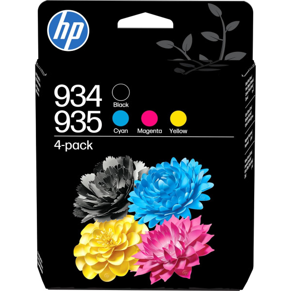 HP 934/935 4-pack  Black/Cyan/Magenta/Yellow Original Ink Cartridges - 6ZC72AE